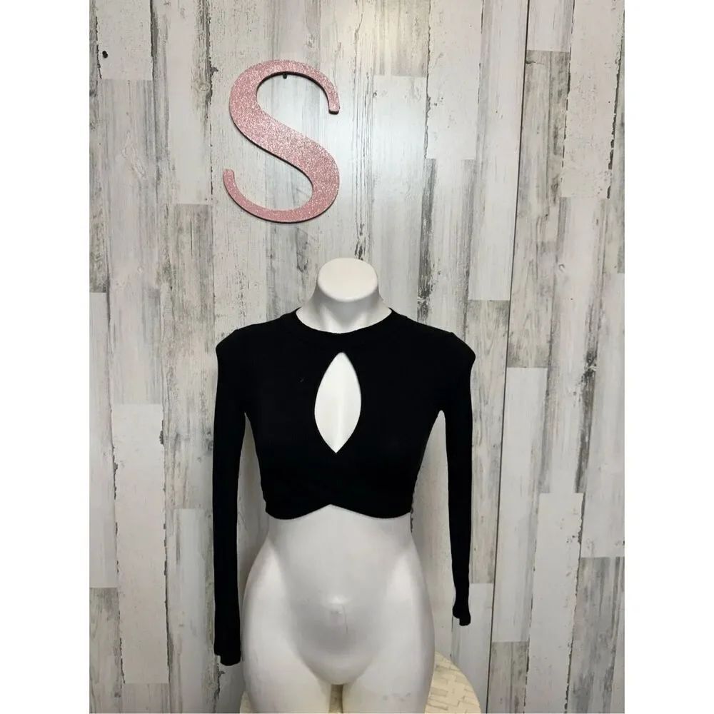 Windsor black crop top